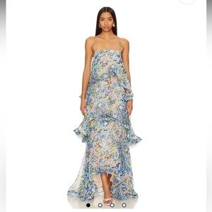 Elliatt Armani Maxi Dress in Multi